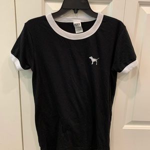 Girls Black T-Shirt From Victoria’s Secret PINK